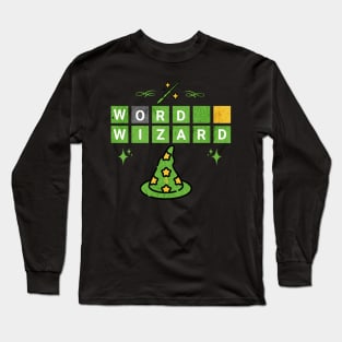 Wordle Wizard Long Sleeve T-Shirt